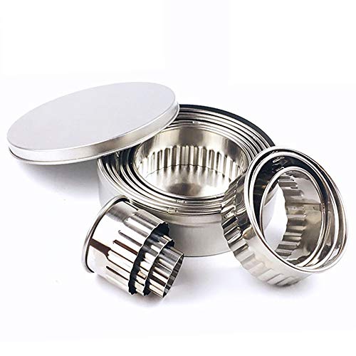 Round Crinkle Edged Cookie Cutter