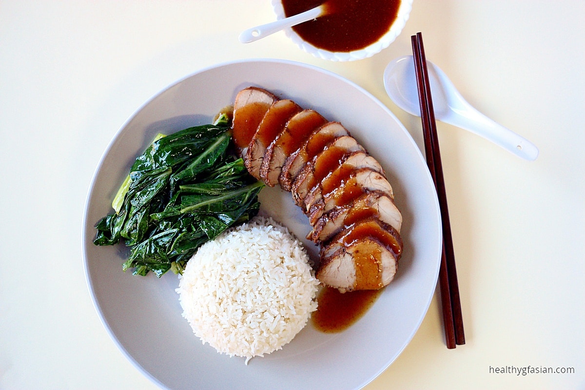 Chinese Barbecue Pork Rice (Char Siu Fan) Gluten Free