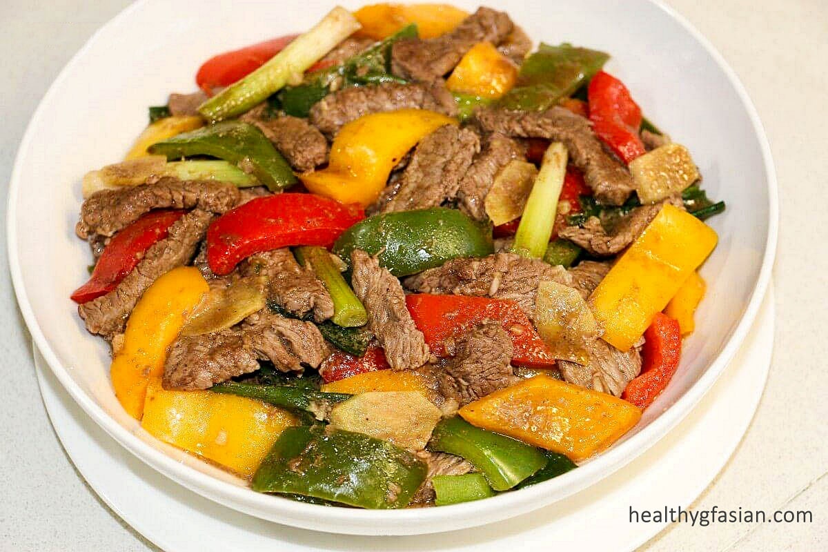 Beef and Capsicum in Black Bean Sauce Gluten Free