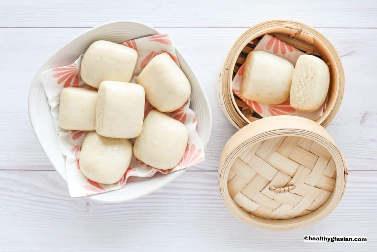 Chinese Steamed Buns (Mantou) Gluten Free